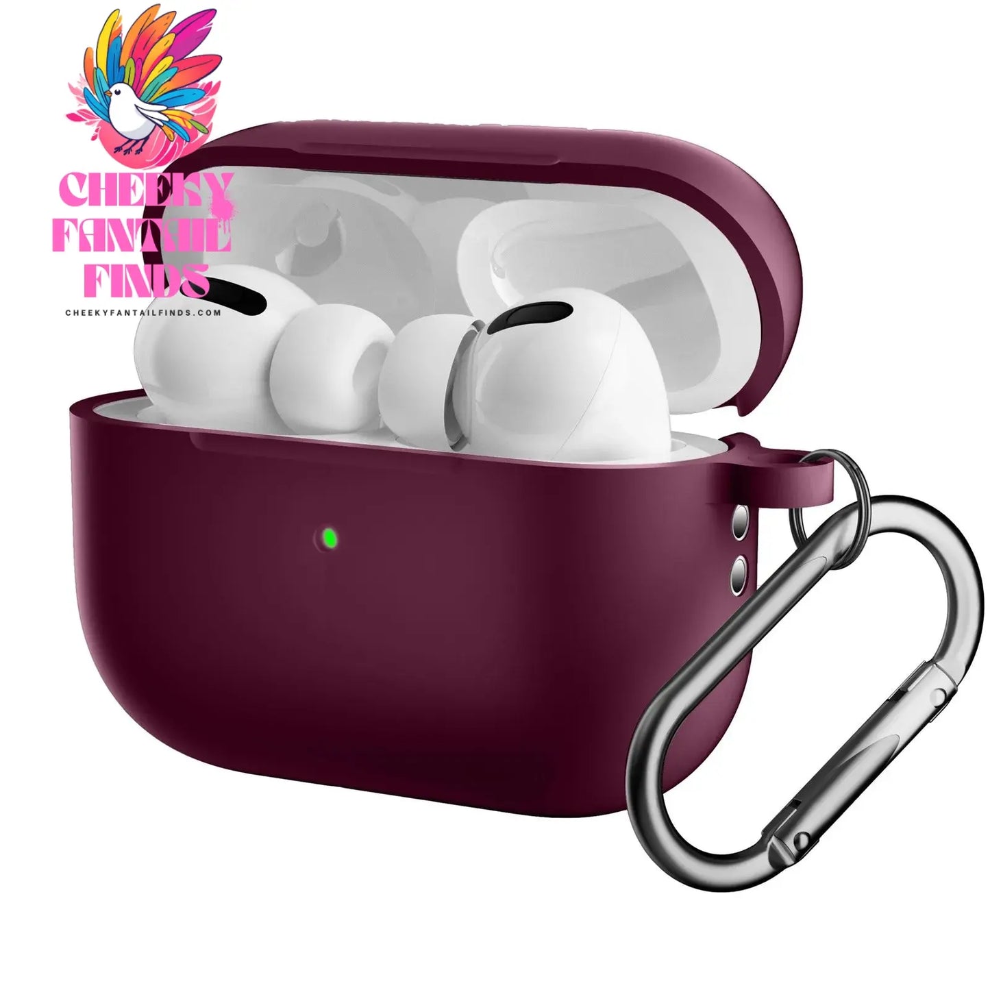 Earphones Portable Storage Case For Airpod Pro 2 Bluetooth Headphone Case Silicone Case Headphone Accessories Protective Box Cheeky Fantail Finds