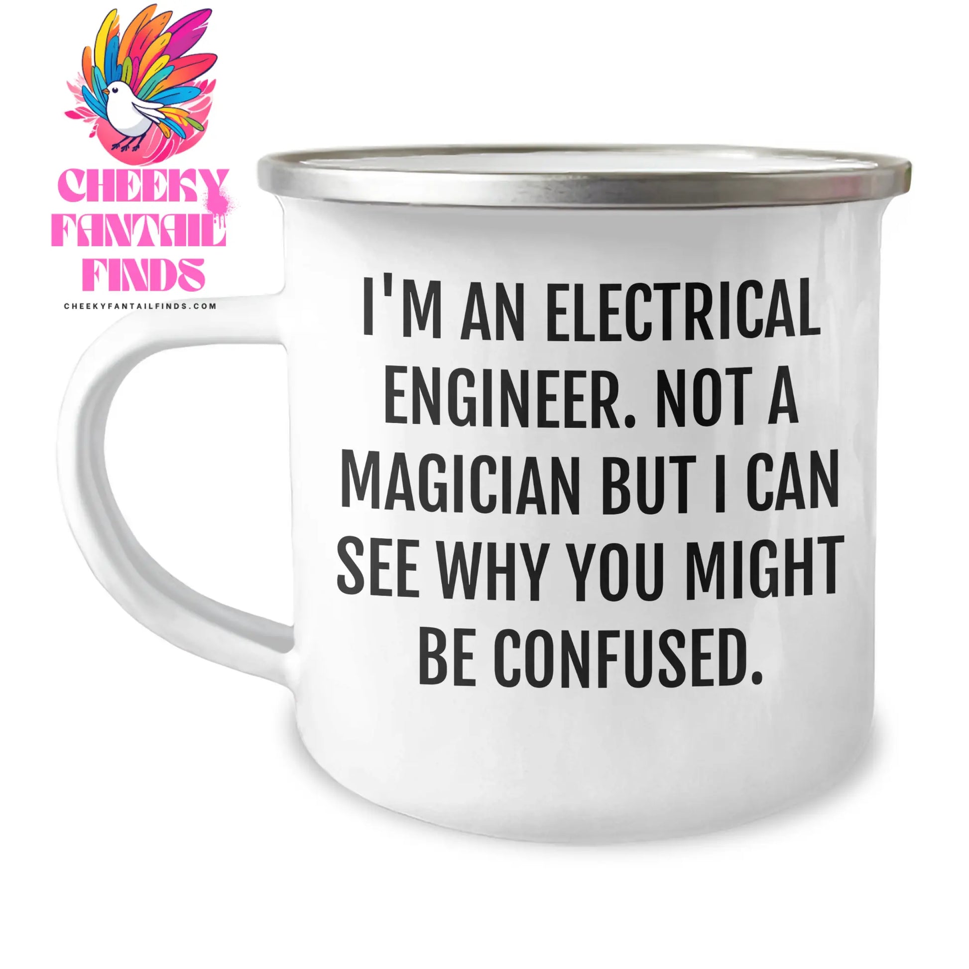 Electrical Engineer Gifts from Men - Funny Camping Mug for Dad's Unique Electrical Engineer Father's Day Unique Gifts - Image 1