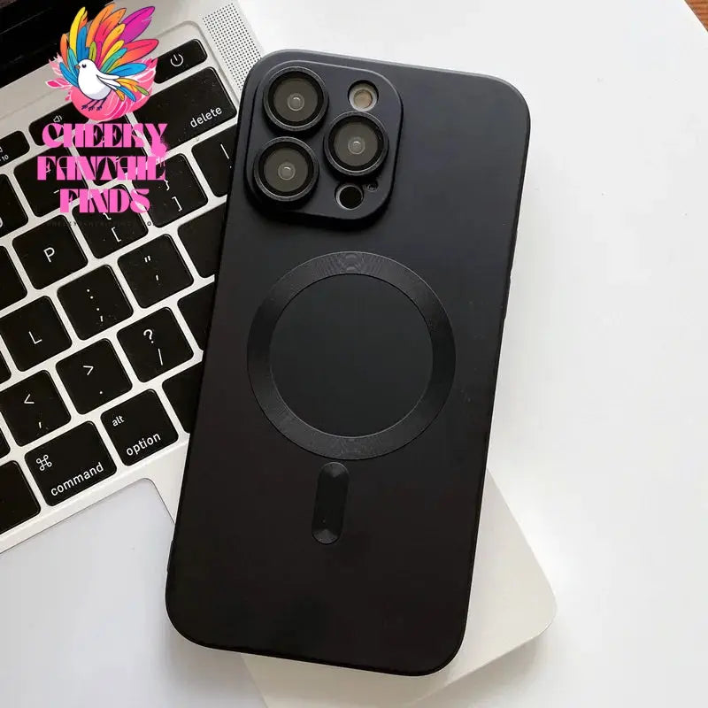 Fashion Luxury Matte Magnetic Case For iPhone 15 14 13 12 11 Pro Max Plus Phone Cases For Magsafe Shockproof Bumper Soft Cover Cheeky Fantail Finds