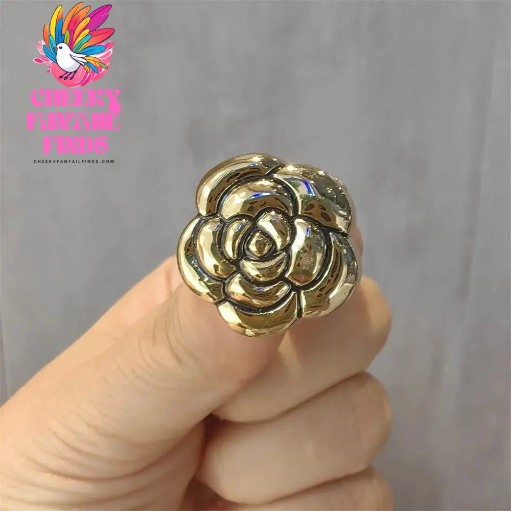 Fashion Shoelaces Clips Buckle Decorations Rhinestones Pearl Gem Casual Flower Shoes Accessories Shoe Charms for Sneakers 1PCS Cheeky Fantail Finds