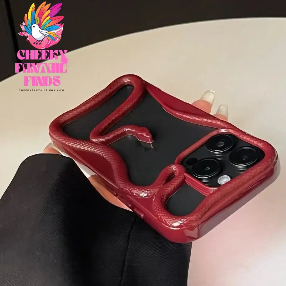 Fashion Snake Pattern Case For iPhone 16 Pro Max 15 14 Pro Luxry Plating Hollow Out Cover For iPhone 13 12 11 Transparent Cover Cheeky Fantail Finds