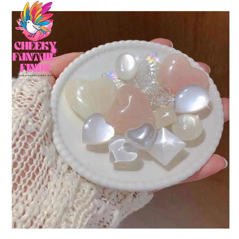 Fashion trends Hole Shoe Charms for DIY Water Diamond Love Shoe Buckle Decoration for Shoe Charm Accessories Kids Party Gift Cheeky Fantail Finds