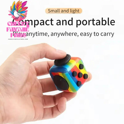 Fidget Cube Antistress Hand Spinner Decompression Toy for Autism ADHD Anxiety Sensory Toys for Kids Adults Stress Relief Toys Cheeky Fantail Finds