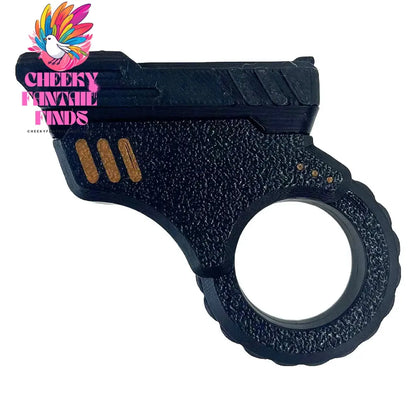 Fidget Slider 3d Printed Fidget Toy Gadget Mini Sliding Rotating Finger Toy Decompress The Magnetic Rotary Slide Small Pistol Cheeky Fantail Finds