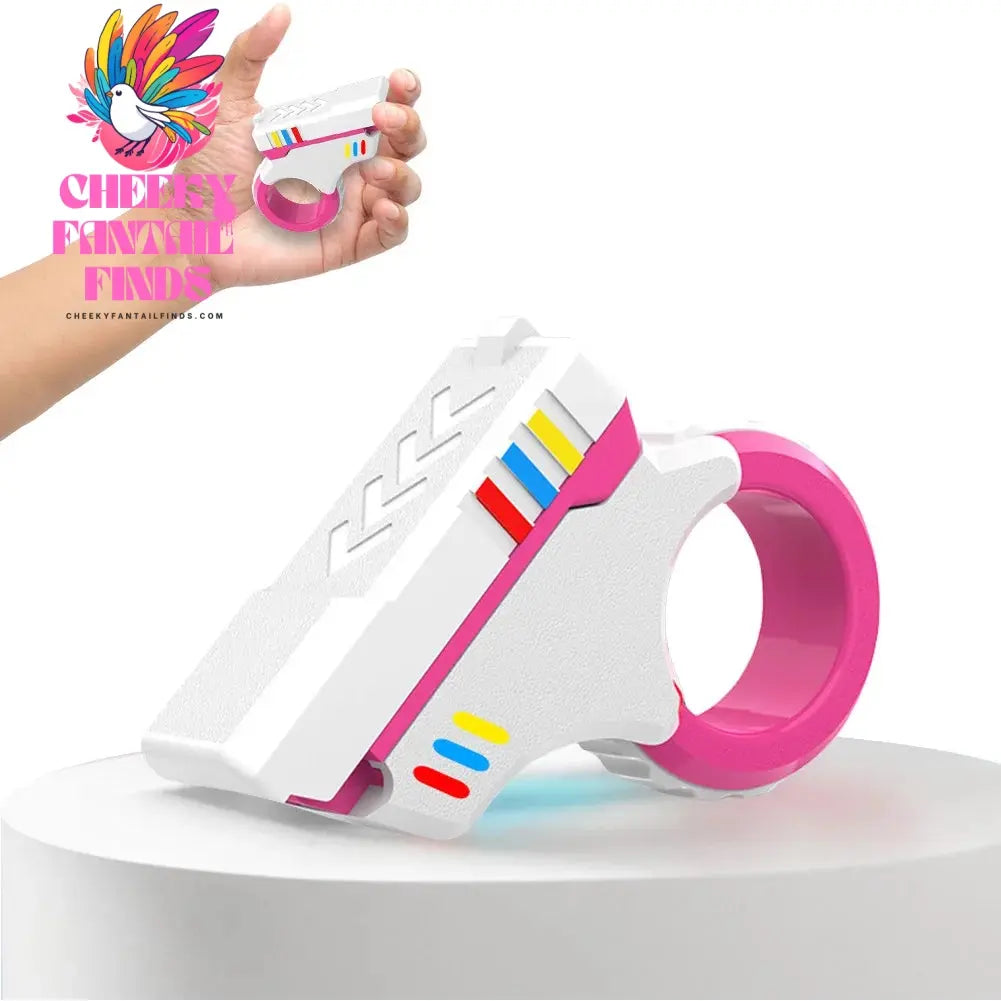 Fidget Slider 3d Printed Fidget Toy Gadget Mini Sliding Rotating Finger Toy Decompress The Magnetic Rotary Slide Small Pistol Cheeky Fantail Finds