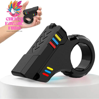 Fidget Slider 3d Printed Fidget Toy Gadget Mini Sliding Rotating Finger Toy Decompress The Magnetic Rotary Slide Small Pistol Cheeky Fantail Finds
