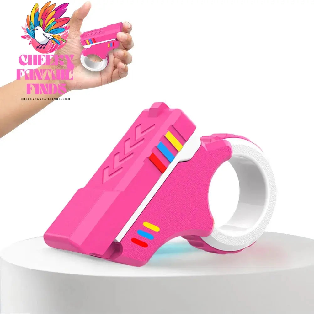 Fidget Slider 3d Printed Fidget Toy Gadget Mini Sliding Rotating Finger Toy Decompress The Magnetic Rotary Slide Small Pistol Cheeky Fantail Finds