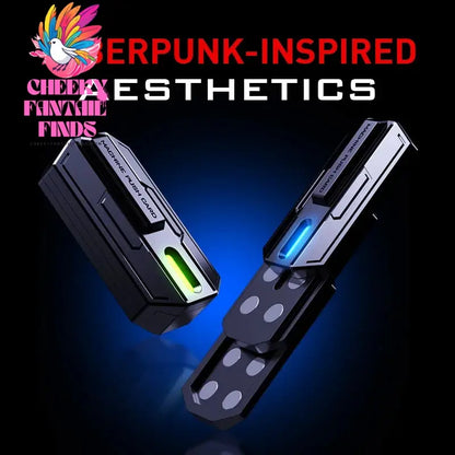 Fingertip Fidget Toys Luminous Slider Magnetic Haptic EDC Clicker Metal Hand Spinner ADHD Tool Anxiety Stress Relief Adult Toys Cheeky Fantail Finds