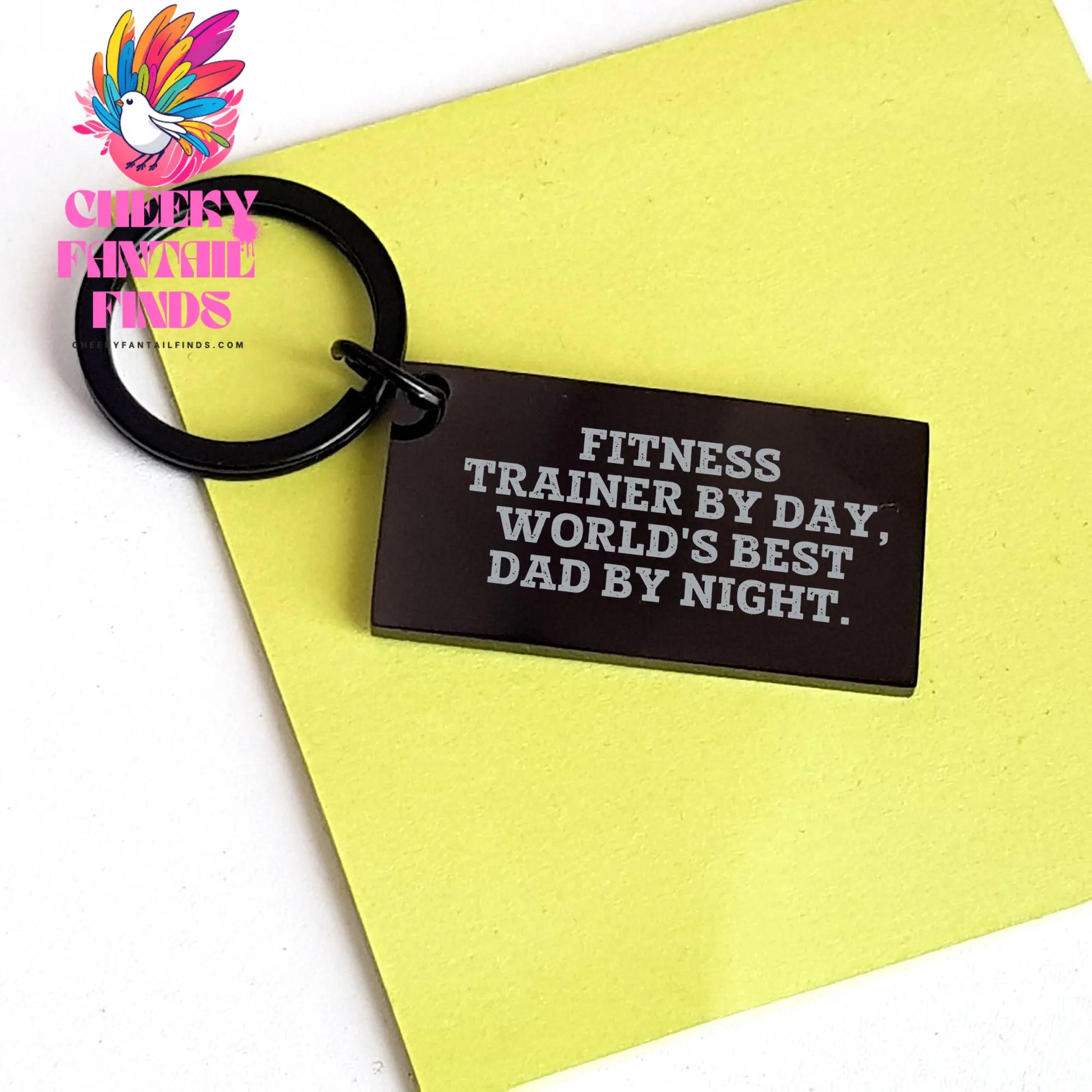 Fitness Trainer Keychain, Funny Quote, Gifts from Family for Fitness Trainer, Unique Keychain for Men, Father's Day Unique Gifts - Image 3