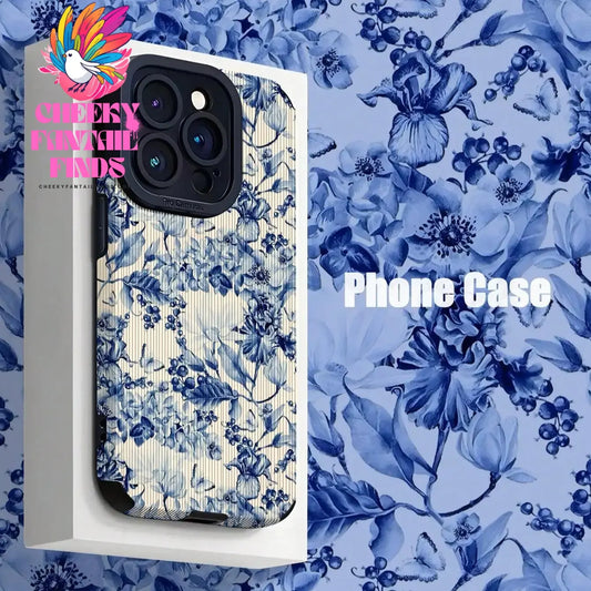 Floral Pattern Phone Case Decorative Phone Protective Cover Phone Cases Compatible with IPhone 16 Pro Max 15 Pro 14Plus 13 12 11 Cheeky Fantail Finds