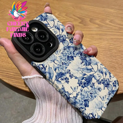 Floral Pattern Phone Case Decorative Phone Protective Cover Phone Cases Compatible with IPhone 16 Pro Max 15 Pro 14Plus 13 12 11 Cheeky Fantail Finds