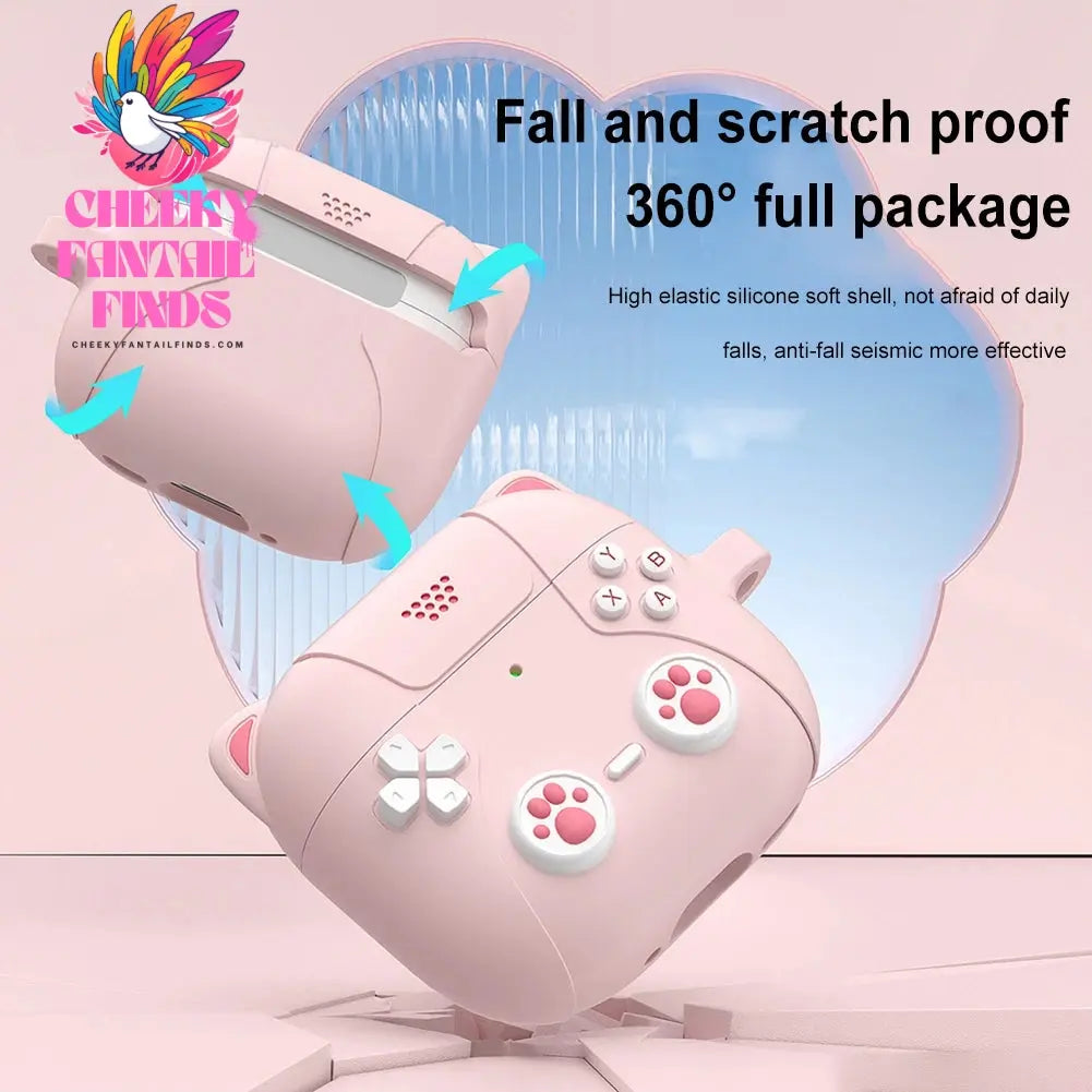 For AirPods 4 2024 Earphones Case Cute Cat Paws Silicone Protective Covers & Hook Earbuds Charging Case For Air Pods Pro 4 Case Cheeky Fantail Finds