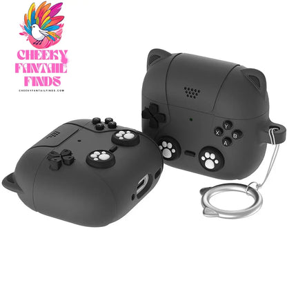For AirPods 4 2024 Earphones Case Cute Cat Paws Silicone Protective Covers & Hook Earbuds Charging Case For Air Pods Pro 4 Case Cheeky Fantail Finds