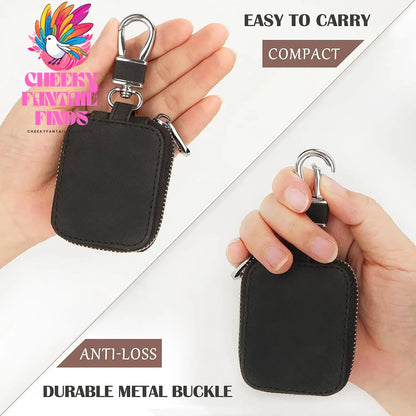 For Airpods 4 2024 Case Carrying Pouch PU Leather Bag Shockproof Earpods Cover Universal Bag Headphone Storage For AirPods Case Cheeky Fantail Finds