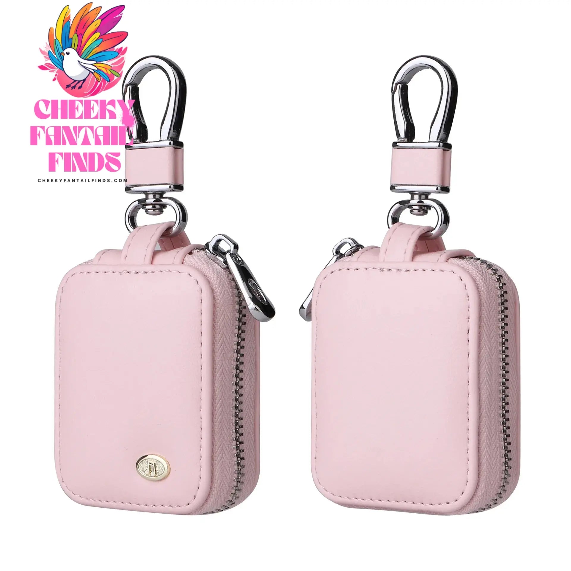 For Airpods 4 2024 Case Carrying Pouch PU Leather Bag Shockproof Earpods Cover Universal Bag Headphone Storage For AirPods Case Cheeky Fantail Finds