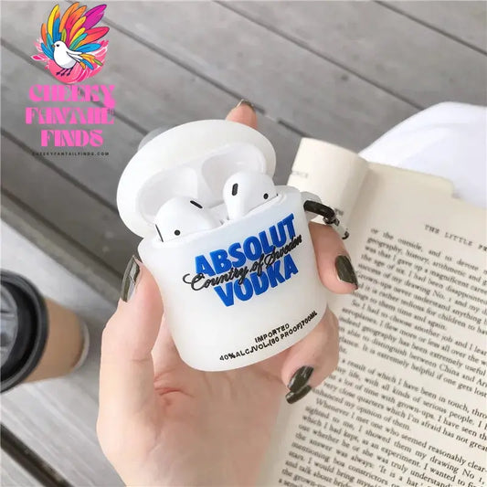 For Airpods Case,Funny Absolut Vodka Wine Cover For Airpods Pro Case,Silicone Protective Cover For Airpods 3rd Generation Case Cheeky Fantail Finds