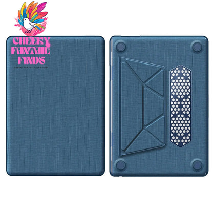 For MacBook Air 15 15.3inch M2 A2941 2023 2024 Air 13.6 Pro 16 14 13, Premium Fabric Case with Magnetic Stand Lightweight Shell Cheeky Fantail Finds