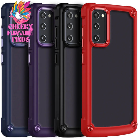 For Samsung Galaxy S20 FE 5G Phone Case Shockproof Protective Thin Slim Hard Hybrid Rugged Cover Cheeky Fantail Finds