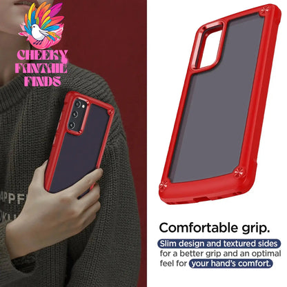 For Samsung Galaxy S20 FE 5G Phone Case Shockproof Protective Thin Slim Hard Hybrid Rugged Cover Cheeky Fantail Finds