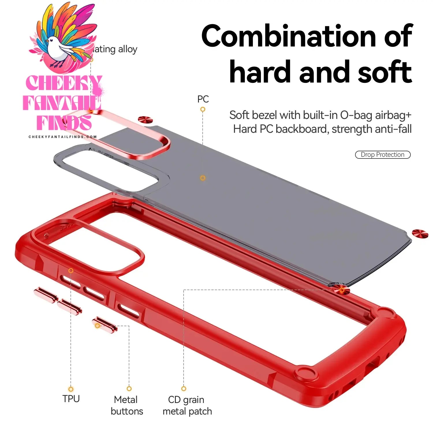 For Samsung Galaxy S20 FE 5G Phone Case Shockproof Protective Thin Slim Hard Hybrid Rugged Cover Cheeky Fantail Finds