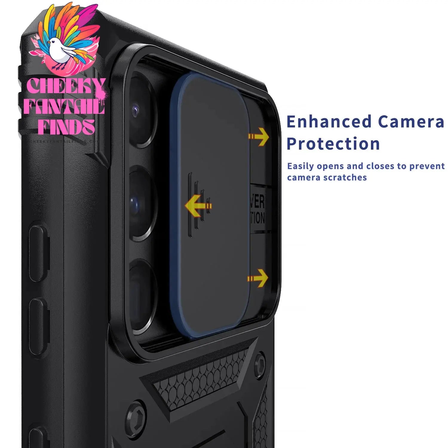 For Samsung Galaxy S21/S21 Ultra/S21 FE 5G Phone Case Hybrid Ring Kickstand Card Slot Camera Protection Shockproof Hard Cover Cheeky Fantail Finds