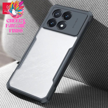 For Xiaomi Poco X6 Pro Case For Poco X6 Transparent Phone Cover Shockproof Bumper Protective Shell Cases Luxury Casing Cheeky Fantail Finds