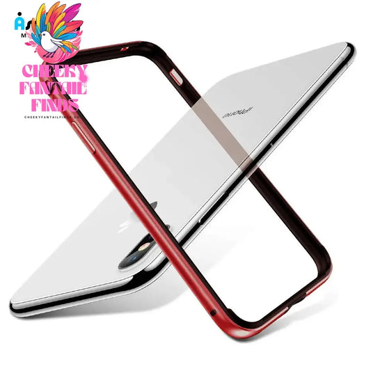 For iPhone 16 Pro Max 15 Plus 14 13 Mini 12 11 X XS XR SE 2022 2020 8 7 Bumper Case Aluminum Metal Silicone Frame Accessories Cheeky Fantail Finds