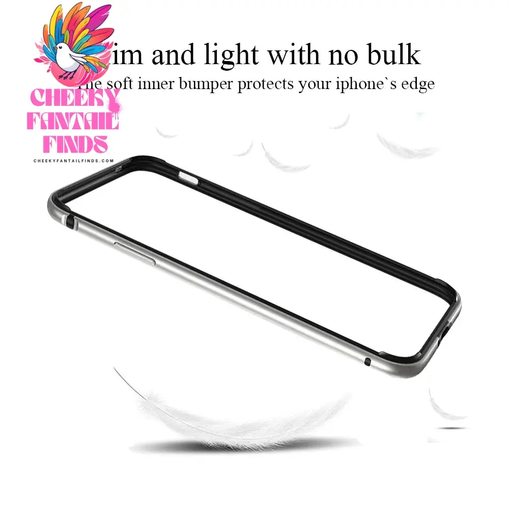 For iPhone 16 Pro Max 15 Plus 14 13 Mini 12 11 X XS XR SE 2022 2020 8 7 Bumper Case Aluminum Metal Silicone Frame Accessories Cheeky Fantail Finds