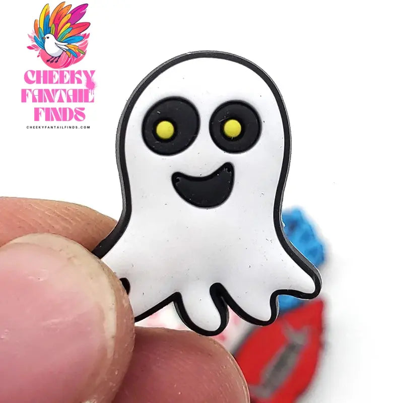 Funny 1PCS Halloween Series Cartoon Ghosts Skeleton PVC Shoe Charms DIY Candy Accessories Decorate Kids Unisex Party Gift Cheeky Fantail Finds