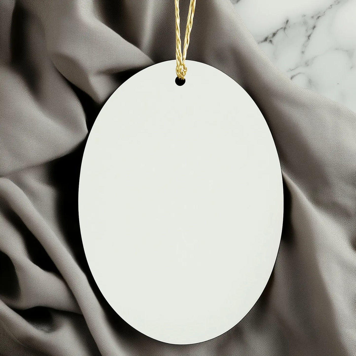 Funny Assistant Gifts from Friends for Christmas - Oval Ornament with Quote 'This Is What An Awesome Assistant Looks Like' - Image 3