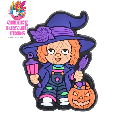 Funny Cartoon Killer Ghost Shoe Charms Cool Game Handle Shoe Decoration Horror Movie Skull Clog Charms Kids Halloween Gifts Cheeky Fantail Finds
