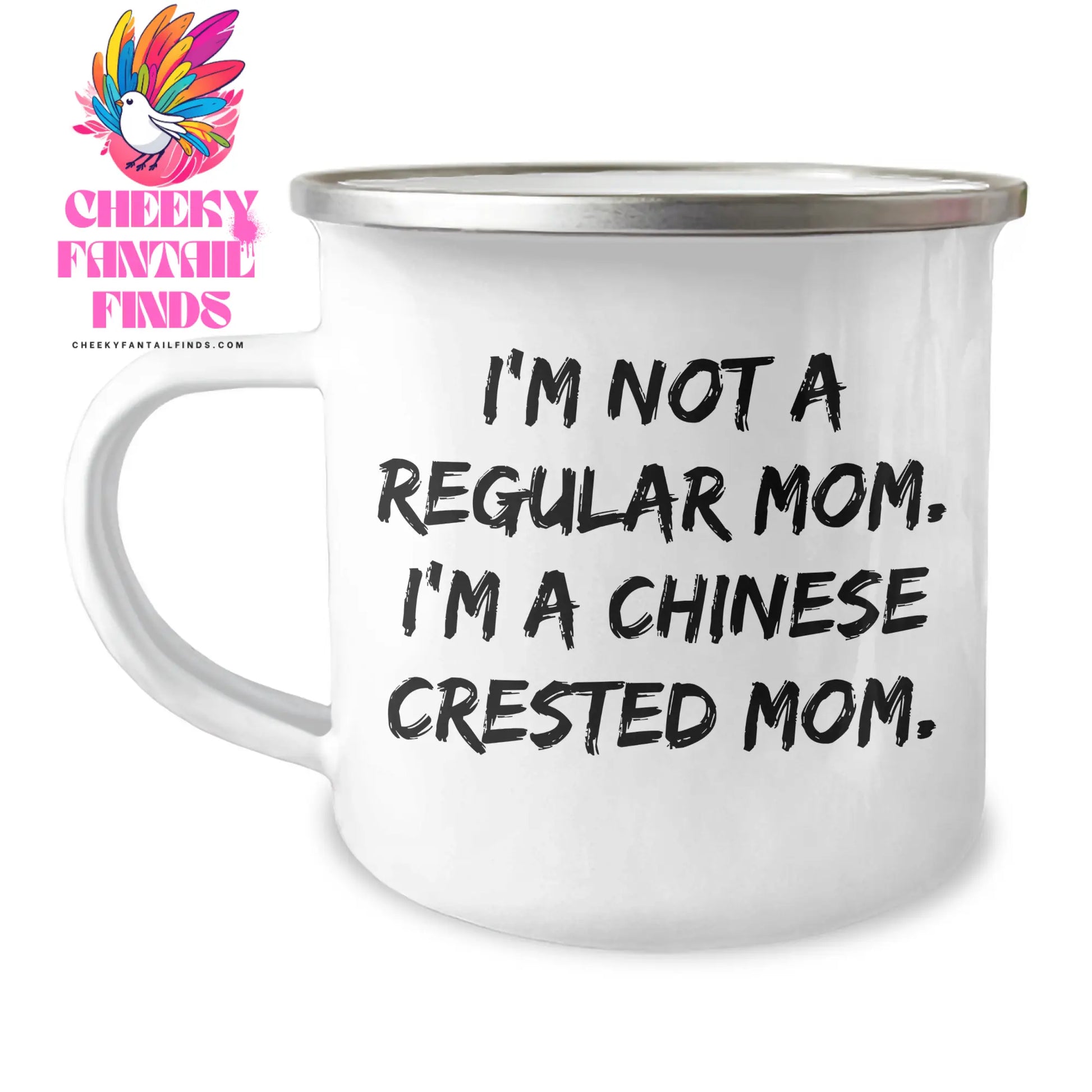 Funny Chinese Crested Dog Mom Gifts from Men to Chinese Crested Dog, Men, Women, Family - I'm Not A Regular Mom. I'm A Chinese Crested Mom. - Father's Day Unique Gifts - Image 1