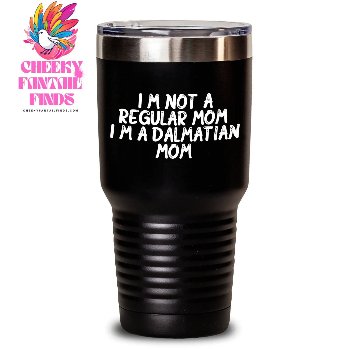 Funny Dalmatian Mom Quotes Gifts from Men to Dalmatian Dog Fathers on Father's Day - 20oz/30oz Vacuum Insulated Tumbler - Main