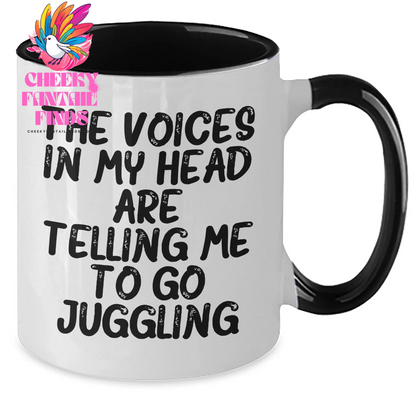 Funny Juggling Gifts - Juggling Quote Two Tone Coffee Mug, Gifts from Dad to Juggling Enthusiasts, Father's Day Unique Gifts - Additional
