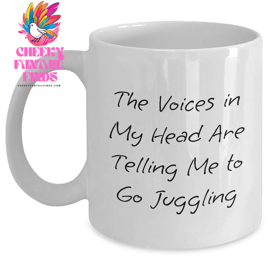 Funny Juggling Gifts for Men from Friends, Unique White Coffee Mugs with Quote, Father's Day Unique Gifts - Main