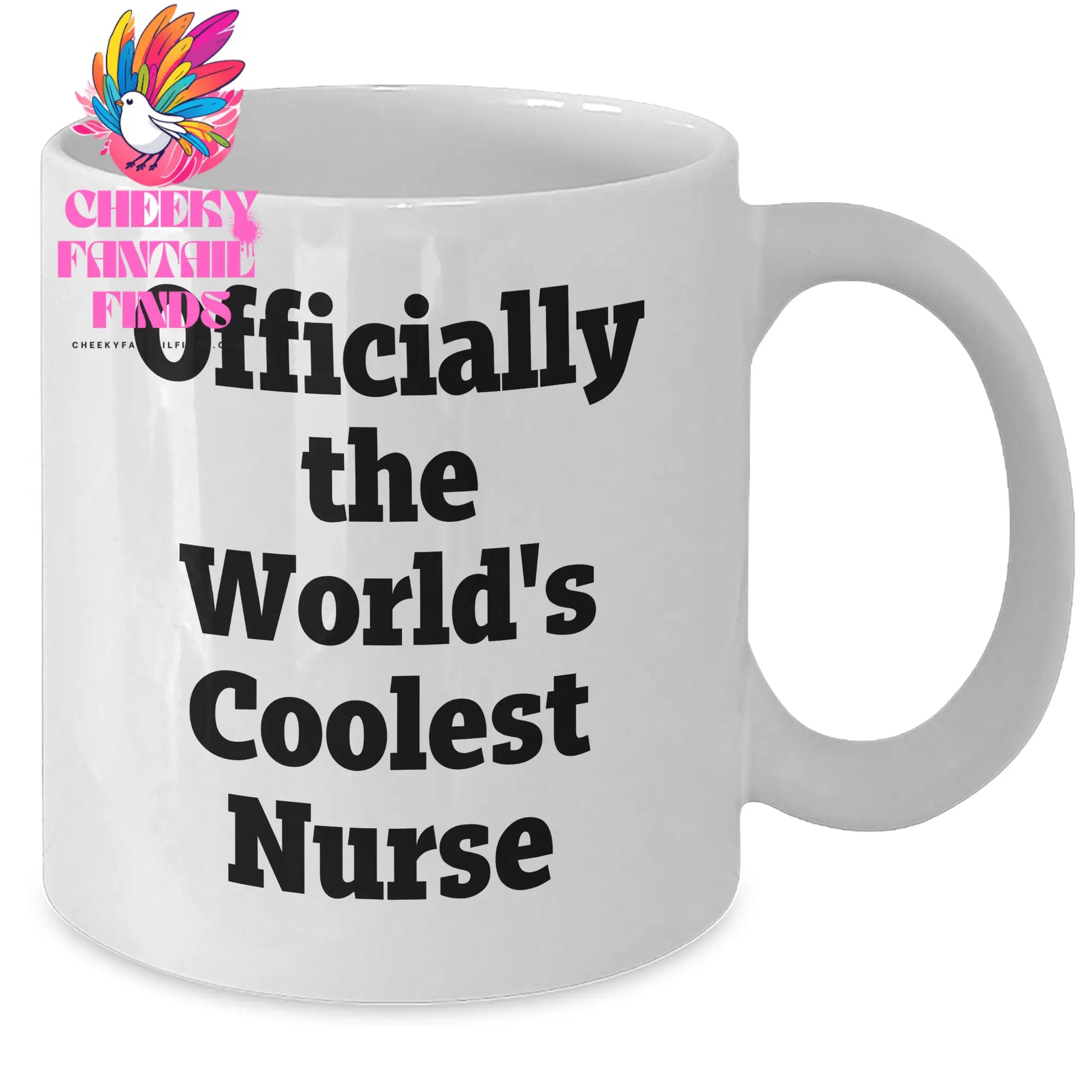 Funny Nurse Gifts from Friends, Gifts for Nurses, Officially The World's Coolest Nurse White Coffee Mug, Mother's Day Unique Gifts - Additional