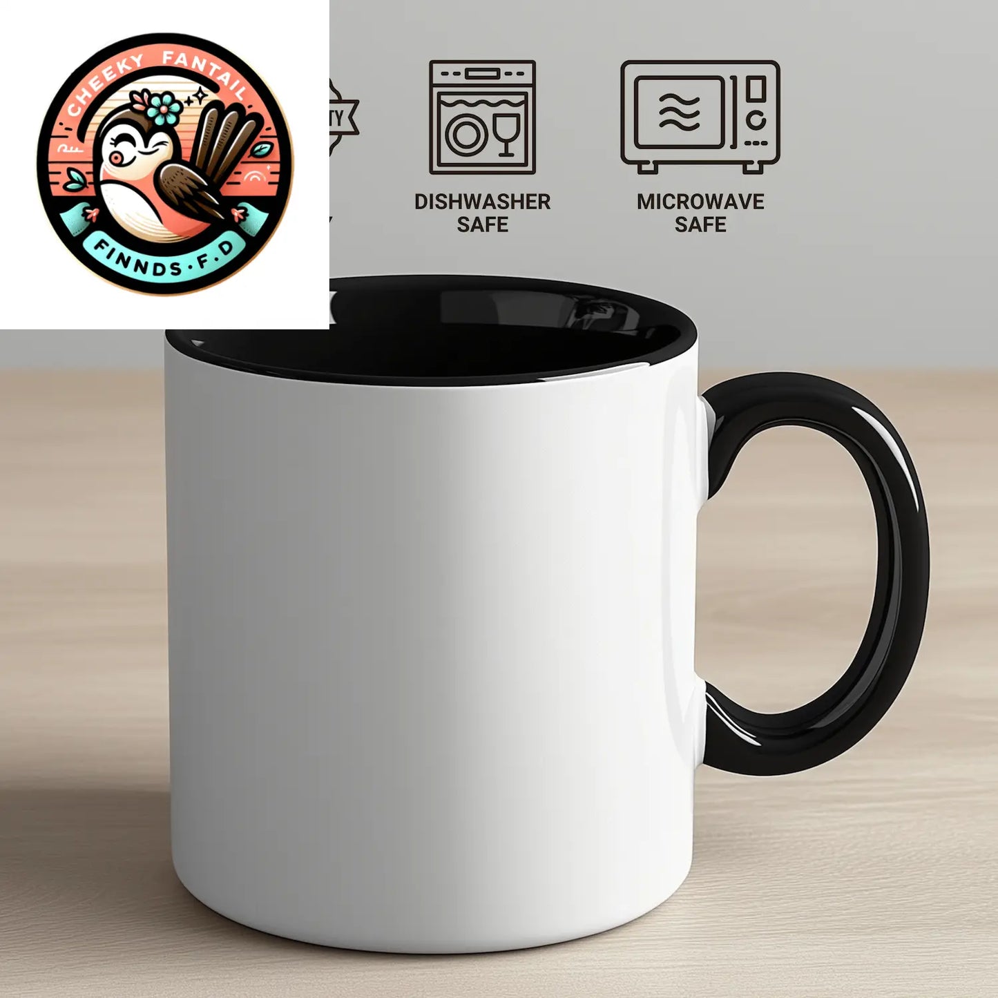 Funny President Gifts - Keep Calm Or I Will Use My President Voice Two Tone Coffee Mug, Father's Day Unique Gifts from Men to President - Additional