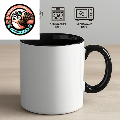 Funny President Gifts - Keep Calm Or I Will Use My President Voice Two Tone Coffee Mug, Father's Day Unique Gifts from Men to President - Additional