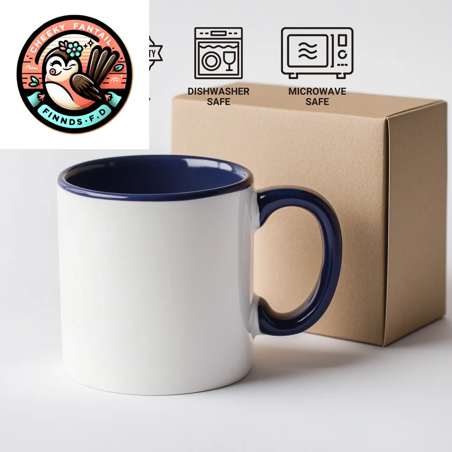 Funny President Gifts - Keep Calm Or I Will Use My President Voice Two Tone Coffee Mug, Father's Day Unique Gifts from Men to President - Additional