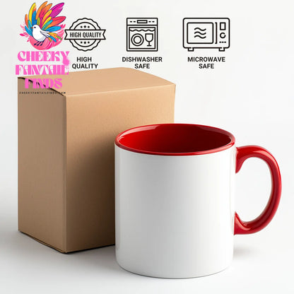 Funny Secretary Gifts from Men, Unique Two Tone Coffee Mugs for Women - My Heart Belongs To A Secretary - Additional