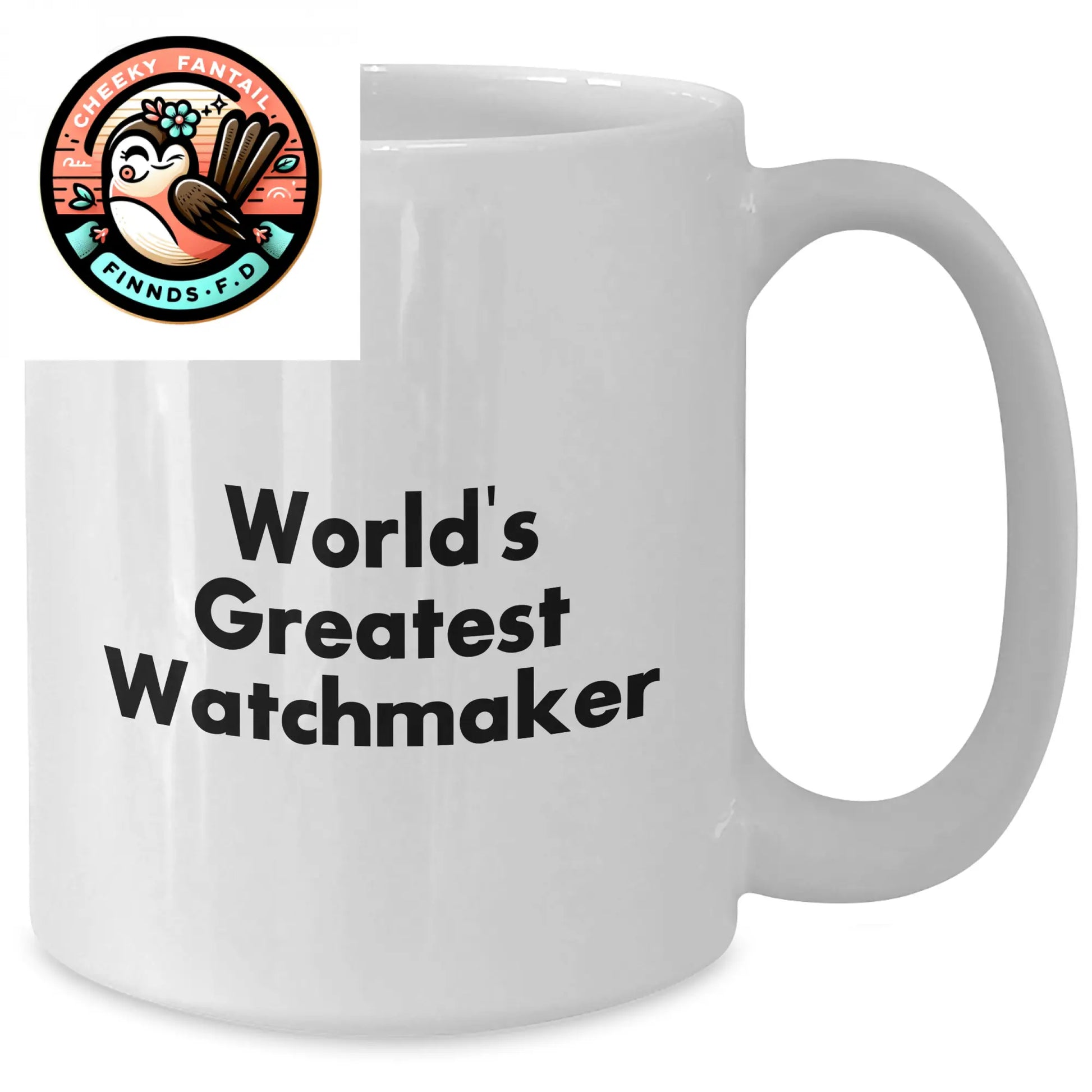 Funny Watchmaker Gifts from Friends, World's Greatest Watchmaker Quote on White Coffee Mug for Father's Day - Additional