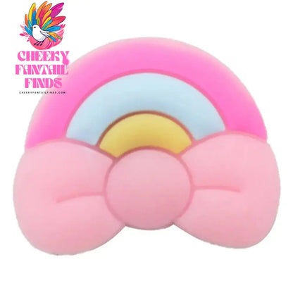 Good Quality 1pcs PVC Shoe Charms Colorful Beautiful Rainbow White Clouds Accessories DIY Shoe Ornament Fit Wristband Hot Gift - Cheeky Fantail Finds