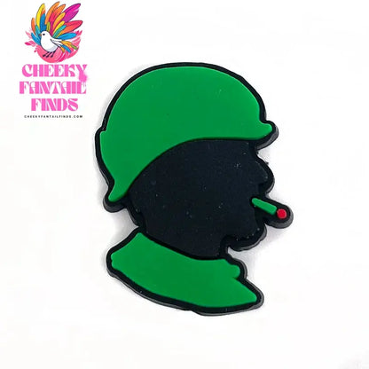Green Leaf Shoe Charms for Clogs Sandals Decoration Shoe Accessories Charms for Friends Gifts Cheeky Fantail Finds