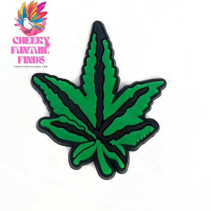 Green Leaf Shoe Charms for Clogs Sandals Decoration Shoe Accessories Charms for Friends Gifts Cheeky Fantail Finds