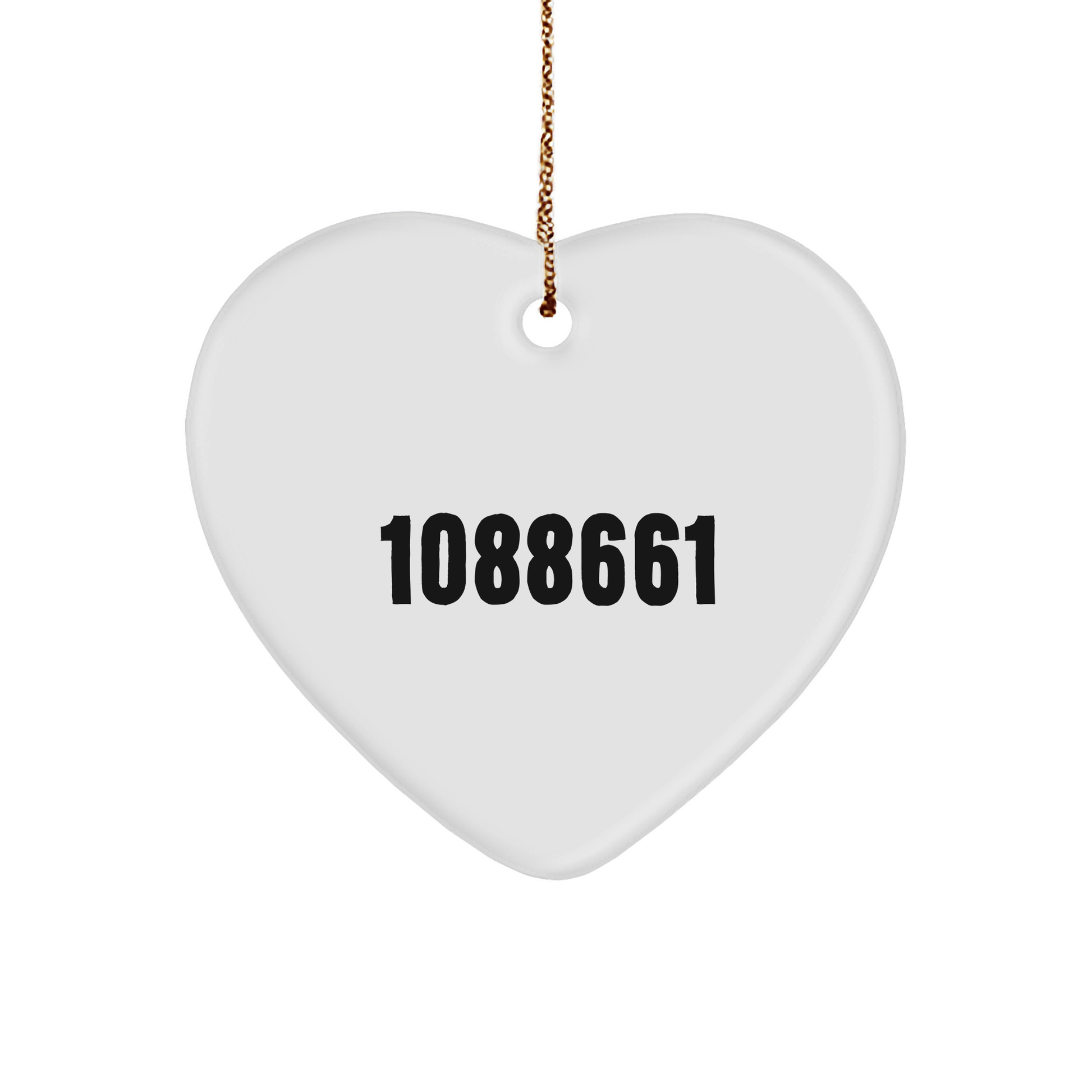 Crane Operator Gifts from Men - 'Crane Operator By Day. Ninja By Night.' Heart Ornament for Christmas - Image 1