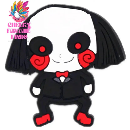 Halloween Horror Movie Style Shoe Charms PVC Grim Reaper Chainsaw Wizard Murderer Designer Clogs Accessories Decorations Cheeky Fantail Finds