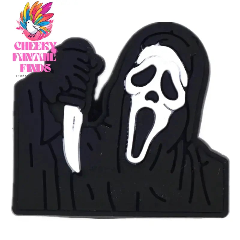 Halloween Horror Movie Style Shoe Charms PVC Grim Reaper Chainsaw Wizard Murderer Designer Clogs Accessories Decorations Cheeky Fantail Finds