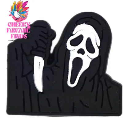 Halloween Horror Movie Style Shoe Charms PVC Grim Reaper Chainsaw Wizard Murderer Designer Clogs Accessories Decorations Cheeky Fantail Finds