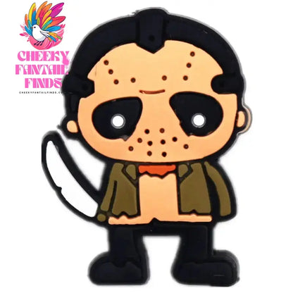 Halloween Horror Movie Style Shoe Charms PVC Grim Reaper Chainsaw Wizard Murderer Designer Clogs Accessories Decorations Cheeky Fantail Finds