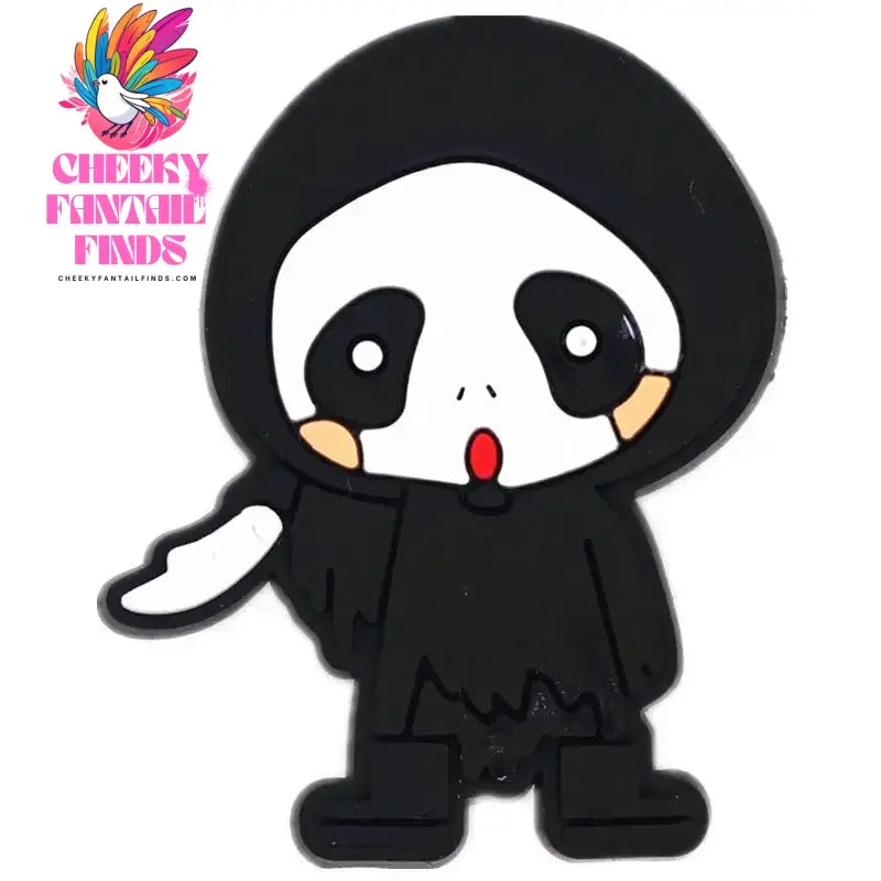 Halloween Horror Movie Style Shoe Charms PVC Grim Reaper Chainsaw Wizard Murderer Designer Clogs Accessories Decorations Cheeky Fantail Finds